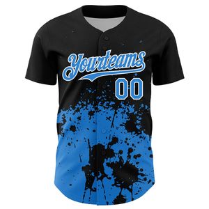 Maillot de baseball à manches courtes sur mesure, impression sérigraphique intégrale, 100% coton biologique, antibactérien, unisexe - Product Image 2