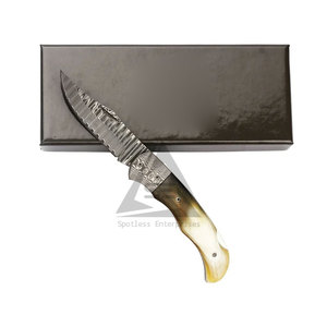 Nuevos Cuchillos Plegables Hechos a Mano de Alta Calidad, Cuchillos Plegables de Acero de Damasco, Herramientas Hechas a Mano - Product Image 2