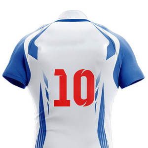 Uniformes de Rugby de Manga Corta Transpirables con el Diseño Más Reciente de 2026, MOQ Bajo, Nueva Llegada, Nombre del Equipo Impreso Personalizado para Unisex - Product Image 6