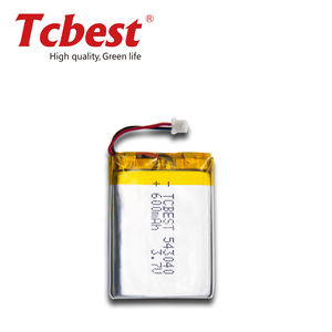 공장 직접 OEM 402035 803450 105050 103040 523450 502030 543040 충전식 600mAh 리튬 폴리머 3.7v lipo 배터리 - Product Image 3