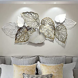 Meilleur prix pour une décoration murale d'art antique pour salon, art mural en métal de haute qualité, nickelé brillant - Product Image 5