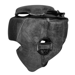 MMA Leather <b>Head</b> Guard High Quality Durable Lightweight Breathable Comfortable Designed for Boxing Kickboxing <b>Training</b> Practice - Product Image 5