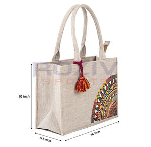 Sac fourre-tout en toile personnalisé imprimé, sac fourre-tout en toile de coton biologique uni, grand sac de shopping réutilisable en toile de coton avec logo - Product Image 6
