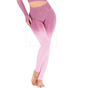 Legging sans couture taille haute en polyamide de haute qualité pour femme, vêtement de sport fitness ultra doux - Product Image 2