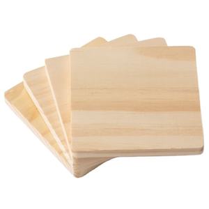 Dessous de verre carré en résine époxy et support en bois Écologique Luxe en bois massif et résine époxy Artisanat de qualité supérieure Personnaliser Carré - Product Image 1