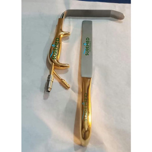 Spatule d'opération pour la poitrine, ensemble d'opérateurs chirurgicaux en acier inoxydable, instrument de chirurgie plastique réutilisable - Product Image 1