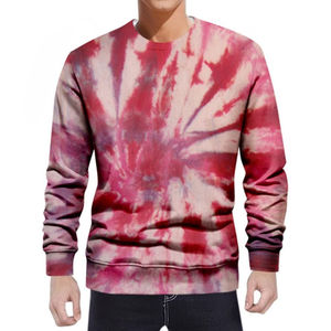 Sudadera de Cuello Redondo de Alta Calidad, 100% Algodón Grueso, con Logotipo Personalizado, Estilo Tie Dye, para Venta al Por Mayor - Product Image 1