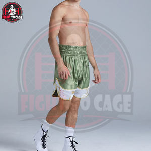 Pantalones Cortos de Muay Thai Personalizados de la Más Alta Calidad, para Boxeo, MMA, Grappling, Fitness, Kickboxing, Transpirables, de Poliéster, para Entrenamiento Profesional - Product Image 3