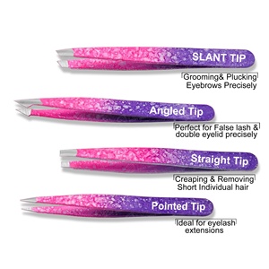 Pince à épiler japonaise personnalisée en acier inoxydable anti-rouille, professionnelle, pointue et biseautée, pour extensions de cils, avec logo personnalisé – Meilleure vente - Product Image 4