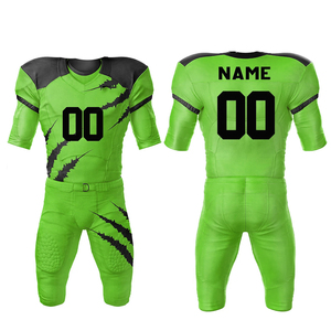 An OEM Factory supplies sublimation American football uniform 100% polyester with Private Label for worldwide stock. - Product Image 5