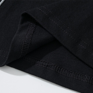 Camiseta Deportiva Moderna de Estilo Urbano para Hombre, 100% Algodón Tejido, Corte Holgado, Antiarrugas, Secado Rápido, Ropa Deportiva Informal - Product Image 5