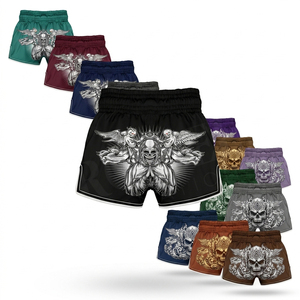 Fabricant d'équipements de boxe pour hommes, shorts de Muay Thai, équipement de combat MMA, entraînement de kickboxing, shorts de combat à taille élastique, OEM - Product Image 1