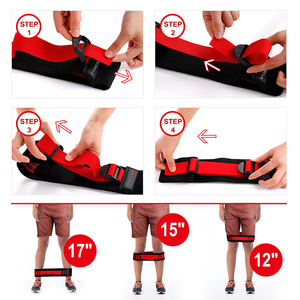 Bandes de Résistance Personnalisées pour le Sport, Lot de 3 Pièces, Bandes de Résistance en Tissu pour Entraînement, Cercles de Résistance pour Fessiers et Hanches 8,0 cm - Product Image 5