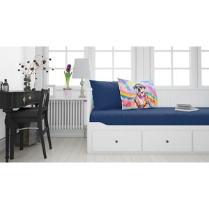 Carlin Hippie Dawg oeuvre décorative taie d'oreiller légère et Super douce facile d'entretien taille Standard housse de coussin - Product Image 2