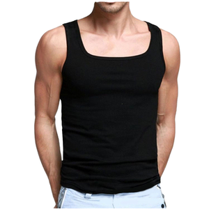 Camiseta Deportiva Casual de Alta Calidad para Hombre, Sin Mangas, 100% Algodón, Transpirable - Product Image 1