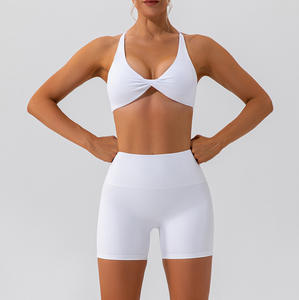 Ensemble de yoga pour femmes, vêtements de sport et de fitness, ensemble de yoga respirant pour femmes adultes, ensembles de natation, ensembles de yoga en nylon - Product Image 2