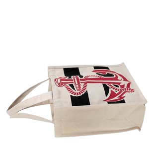 ถุงผ้าแคนวาสพิมพ์ลายสมอเรือเป็นมิตรกับสิ่งแวดล้อมกระเป๋าจับเทปแฟชั่นที่กำหนดเองได้ของขวัญวันเกิดที่ใช้งานได้หลากหลายทำช้อปปิ้งทุกวัน - Product Image 3