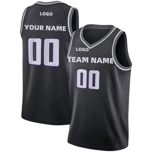 Best Selling Men's Basketball Jersey Slim Fit Moisture-Wicking Anti-Bacterial Sleeveless Custom Color Printed Logo Custom Team - Product Image 6