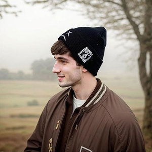 Gorro de Moda para Hombre y Mujer, Gorro de Invierno Cálido con Bordado, Gorro de Punto Unisex, Gorro Elástico Suave para Uso Diario, Casual y al Aire Libre - Product Image 6