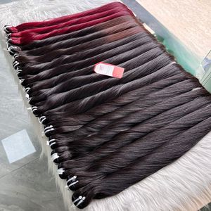 Premium Quality Bone Straight Weft <b>Hair</b> Bundles No Tangle Double Machine Weft Ready to Ship Worldwide - Product Image 2