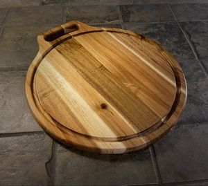 Tabla de Cortar Multiusos de Madera Ecológica de 1.5 cm de Grosor para Frutas, Verduras, Carne, Queso y como Plato para Servir - Product Image 1
