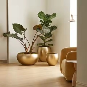 Vente flash : Jardinière galvanisée pour intérieur et extérieur, pot à plantes décoratif en métal, conteneur à fleurs, décoration pour la maison - Product Image 6