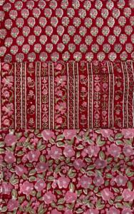 Tela india artesanal con estampado en bloque, tela de algodón suave, ligera y de primera calidad, lista para exportación a granel, precio al por mayor. - Product Image 3