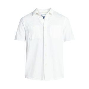 <b>Men's</b> Casual <b>Shirt</b> <b>Short</b> <b>Sleeve</b> Button Down Checkered Pattern Adult Wear Knitted Fabric Eco-Friendly Export From Bangladesh - Product Image 1