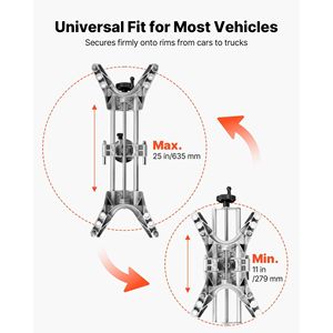 1 Pezzo Misuratore di Camber di Precisione in Lega di Alluminio con Adattatore Magnetico e Morsetto per Ruote, per Cerchi da 11-25 Pollici, Strumento Universale per l'Allineamento delle Ruote - Product Image 3