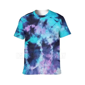Camiseta de Hombre Tie Dye Personalizada de Alta Calidad con Logotipo Personalizado, 100% Algodón, Diseño de Moda en Tela Personalizada - Product Image 3