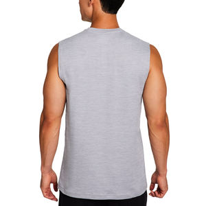 Camiseta sin mangas para hombre, ropa deportiva, camiseta sin mangas de algodón y spandex, camiseta muscular para entrenamiento, camiseta deportiva tipo stringer, camisetas sin mangas para hombre - Product Image 6