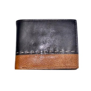 Compact and Slim Vegan Brown Leather Bi-fold <b>Wallet</b> for Men Open Closure Type Short Length High Quality Waterproof 9 <b>Card</b> Slots - Product Image 2