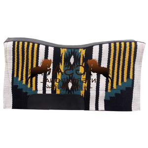 Almohadilla de fieltro para silla de montar ecuestre occidental, 100% lana de Nueva Zelanda, totalmente personalizable, para protección del caballo, deportes y entrenamiento. - Product Image 6