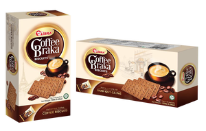 Craquelins croustillants au café vietnamien LIBRA BRAKA 150G HALAL ISO Boîte de sachets au goût sucré Emballage de produit FMCG Vietnam Bon prix - Product Image 3
