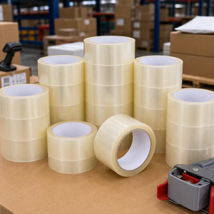 Cinta Adhesiva Acrílica Transparente BOPP, Resistente al Agua, de Alta Adhesión, para Sellado de Cajas de Exportación, Almacenamiento y Embalaje - Product Image 4
