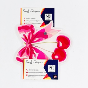 Paleta de Pestañas Acrílicas Personalizadas, Diseño de Mariposa, Cuadrada, Magnética, con Lazo, Cereza, Herramienta de Belleza Sostenible de Marca Privada - Product Image 4