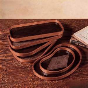 Bandeja de madera navideña para servir, bandeja decorativa de madera navideña, bandeja de madera navideña para café, bandeja de madera navideña para desayuno - Product Image 5