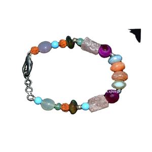ผสมอัญมณี Rose และ Rudraksha Bracelets - Product Image 1