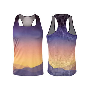 Fashion Summer Casual Solid Grey Women's Sexy Sleeveless <b>Vintage</b> Customizable 100% Cotton Canvas Crew Neck Quick Dry <b>Tank</b> <b>Top</b> - Product Image 1