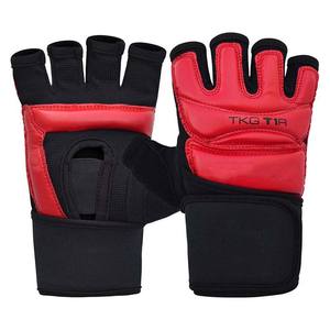 Gants de Taekwondo à demi-doigts pour adultes et enfants, équipement de protection sportive avec protections pour les mains et les pieds, service OEM - Product Image 2