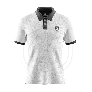 Chemise de golf pour homme de haute qualité avec imprimé sur le thème du golf, matière respirante et anti-humidité pour les sports de plein air - Product Image 1