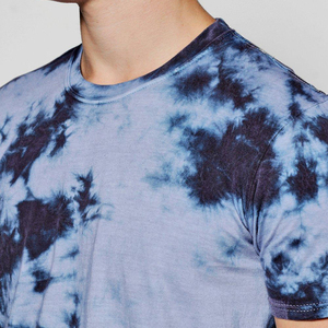 Camisetas Tie Dye 100% Algodón para Hombre, con Logotipo Personalizado, Estilo Casual de Verano, Manga Corta, Transpirables, Venta al Por Mayor - Product Image 2