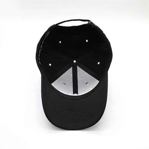 <b>Black</b> <b>Baseball</b> <b>Cap</b> Adjustable Strap Hat Curved Brim Casual Sports <b>Cap</b> for Teamwear Promotion - Product Image 3