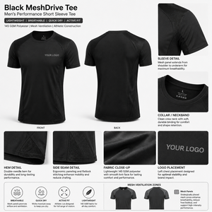 เสื้อกีฬาแบบซับลิเมชั่นสั่งทำขายส่ง ผ้าแห้งเร็ว ชายเสื้อโค้งมน เหมาะสำหรับการออกกำลังกายและการฝึกซ้อมของผู้ชาย - Product Image 5