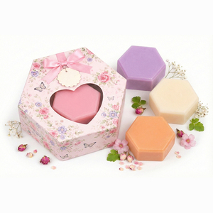 Jabones Sólidos Blanqueadores de Lavanda Herbal |   Jabón Artesanal Natural de la India |   Etiqueta Personalizada OEM/ODM, Exportación al por Mayor para Todo Tipo de Piel - Product Image 3