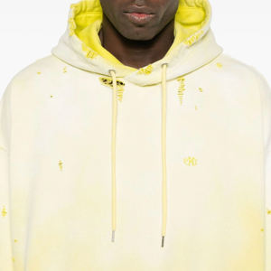 Sweat-shirts personnalisés de qualité supérieure pour hommes, vente en gros, dernier design, effet délavé à l'acide, sweats à capuche délavés à l'acide pour garçons - Product Image 6