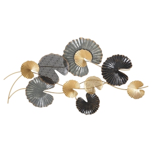 Contemporary Abstract Circular Metal <b>Wall</b> <b>Decor</b> Nordic Style Textured Iron <b>Wall</b> Hanging Art for Home Office Lobby Decoration - Product Image 2