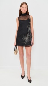 Vestido de Fiesta Corto y Sexy de Lujo para Mujer, Mini Vestido con Cristales, Atuendo Brillante para Cóctel de Noche - Product Image 5