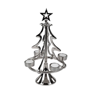 Porte-bougie élégant en aluminium avec finition dorée pour les événements d'anniversaire, pour offrir en cadeau, pour la décoration, pour une utilisation en cuisine - Product Image 2