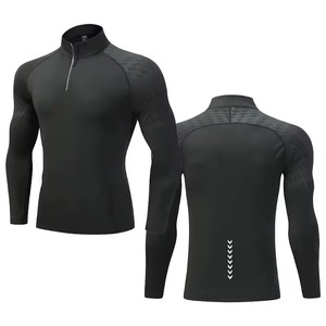 Custom <b>Compression</b> Activewear Tee Manufacturer Fitness Workout <b>Shirt</b> Polyester Spandex Screen Print Private Label Factory Bulk - Product Image 4